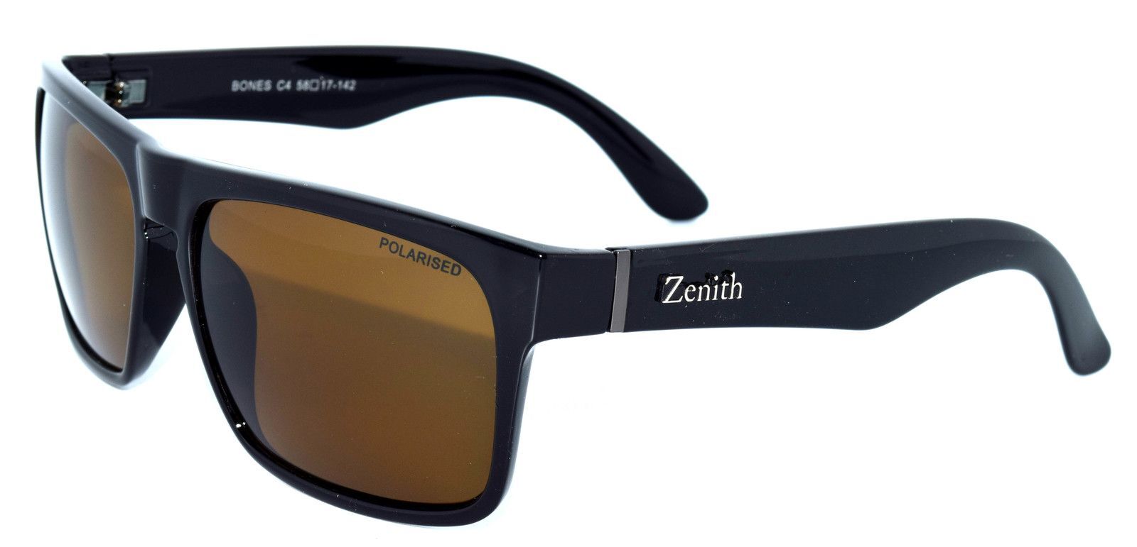 Zenith Bones C4 Black / Brown Polarised Lenses