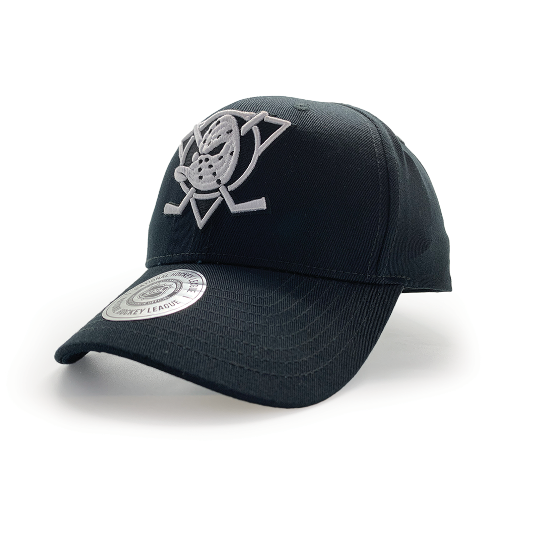 Mitchell Ness Pro Crown Anaheim Ducks MN Logo NHL Faded