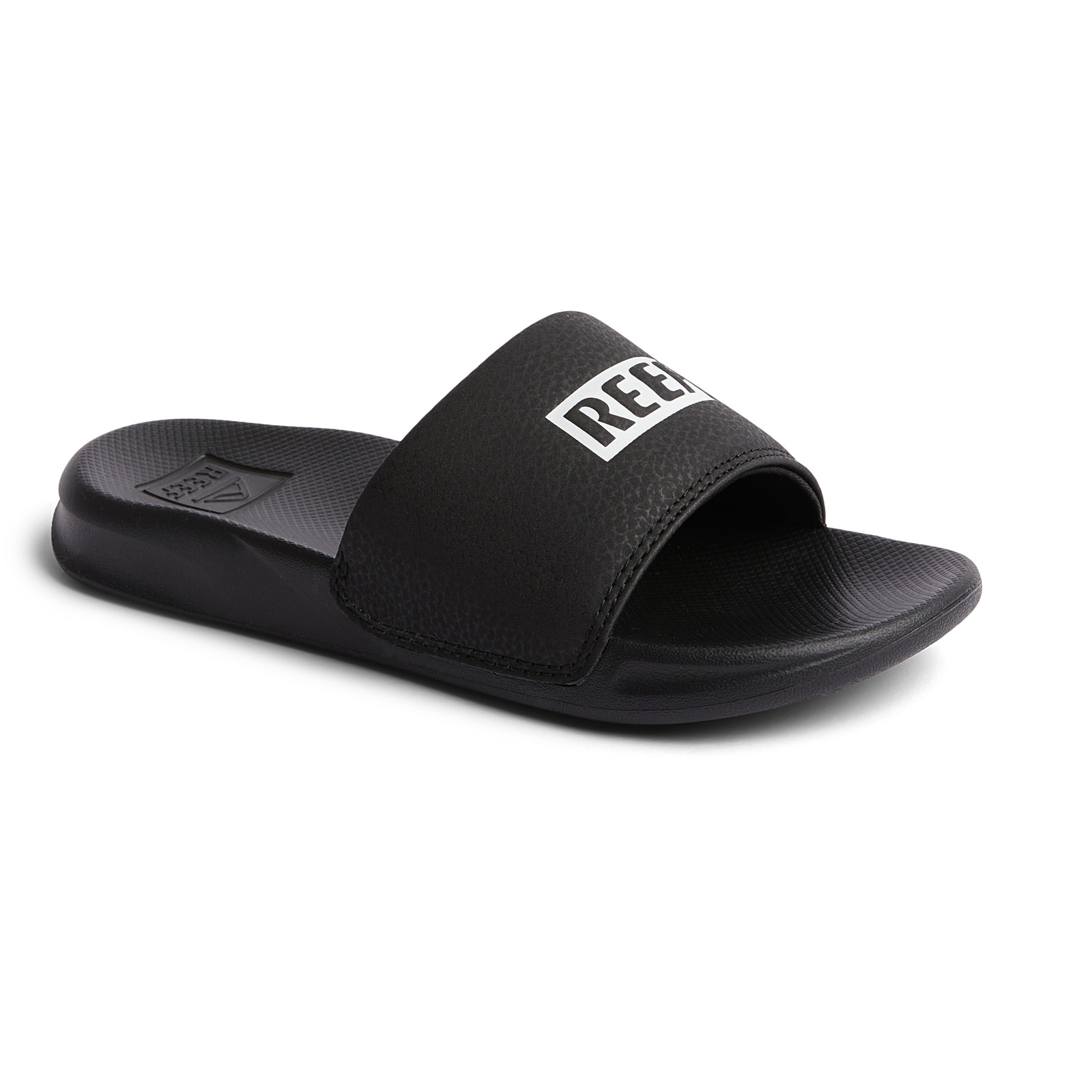 Reef CJ2145 Kids One Slide Black / White Available In A Variety Of Sizes
