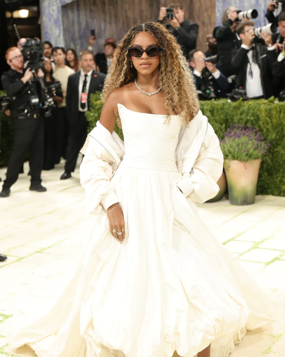 Balenciaga BB0311SK slim sunglasses inspired by Blue Ivy Carter Met Gala look
