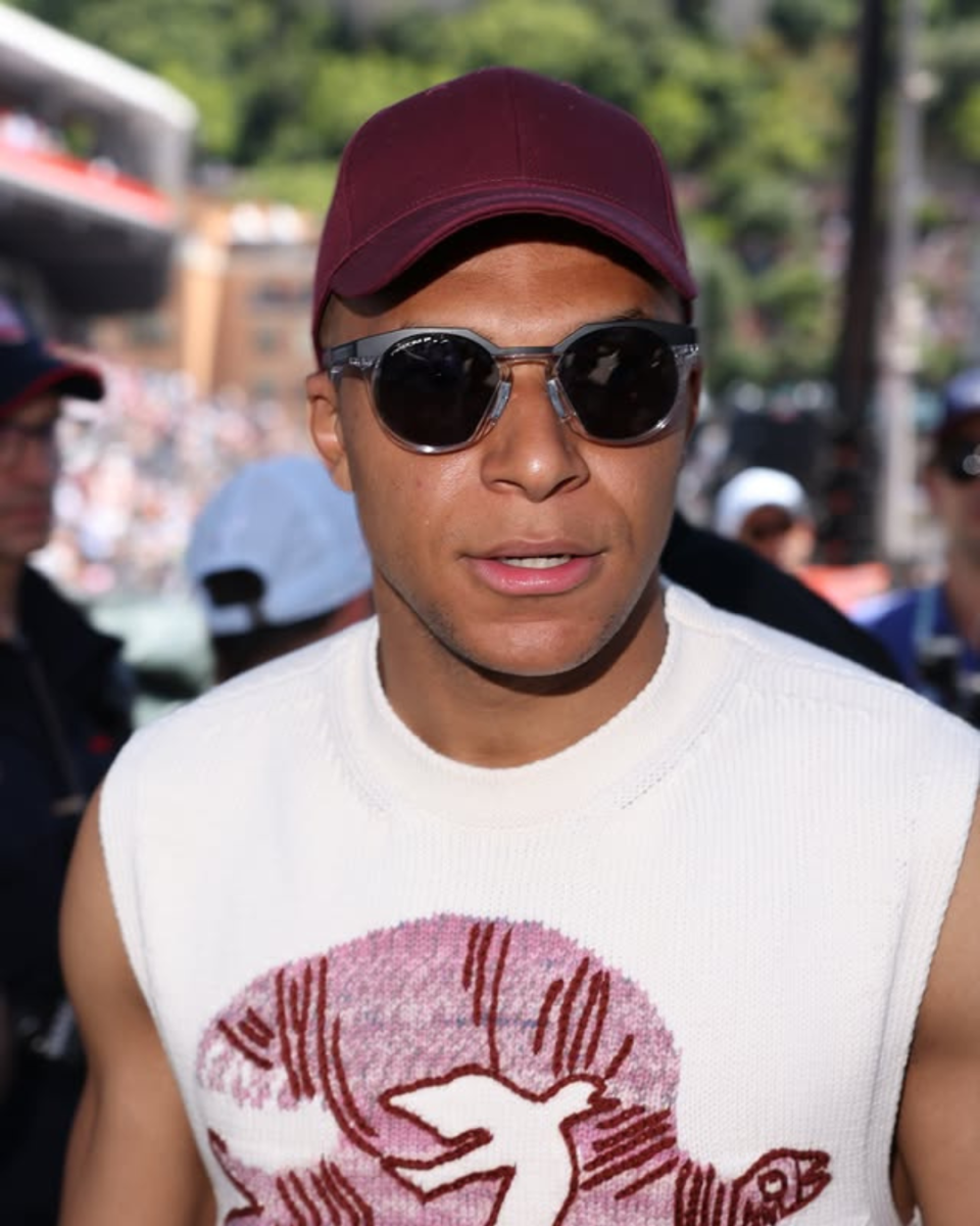 Kylian Mbappe Oakley HSTN Signature Series sunglasses