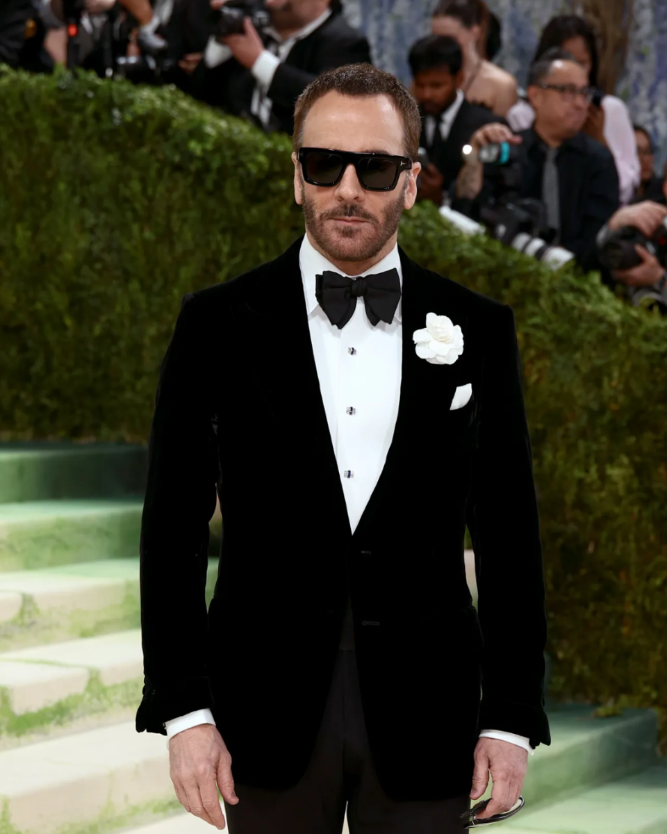 Tom Ford Calder sunglasses inspired Met Gala look