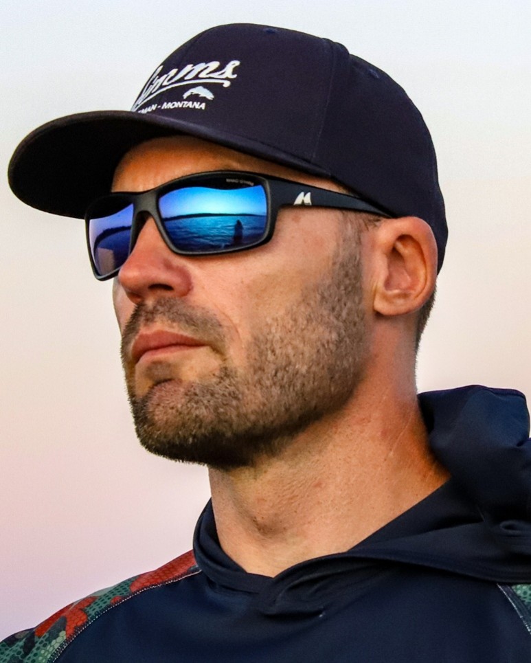 Polarised fishing sunglasses