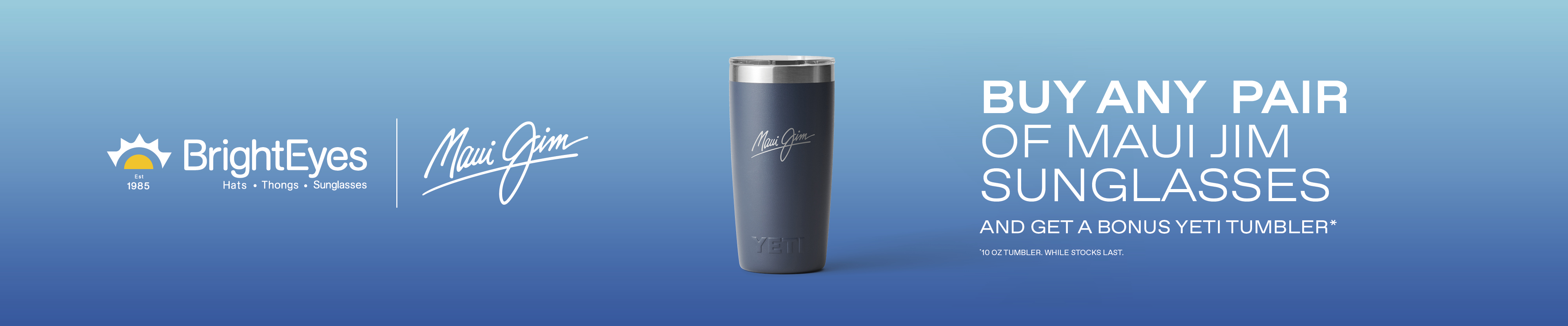 Maui Jim x Yeti 2025 Promo (Desk)