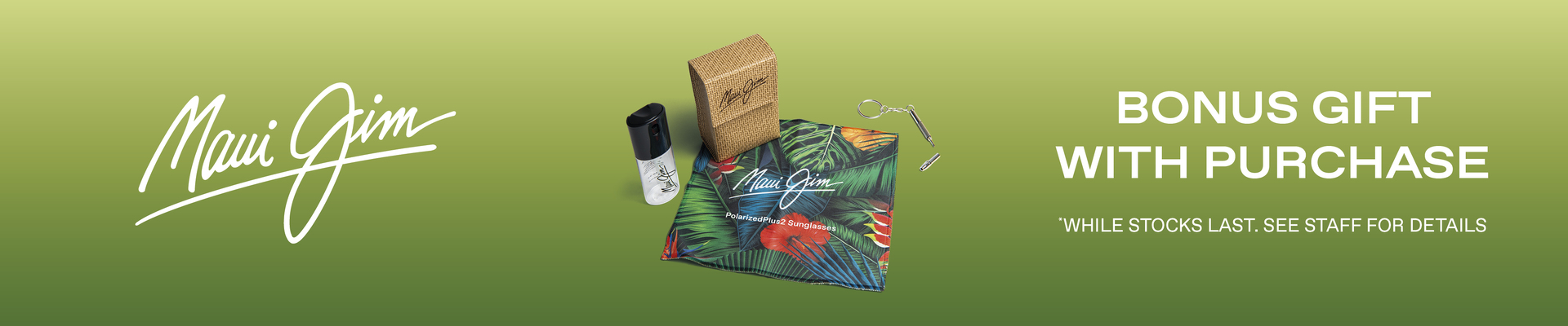 Maui Jim Cleaning Kit w Purchase 2026 (Desk)