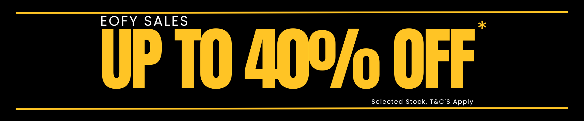 EOFY Sale 2026 (Desk)