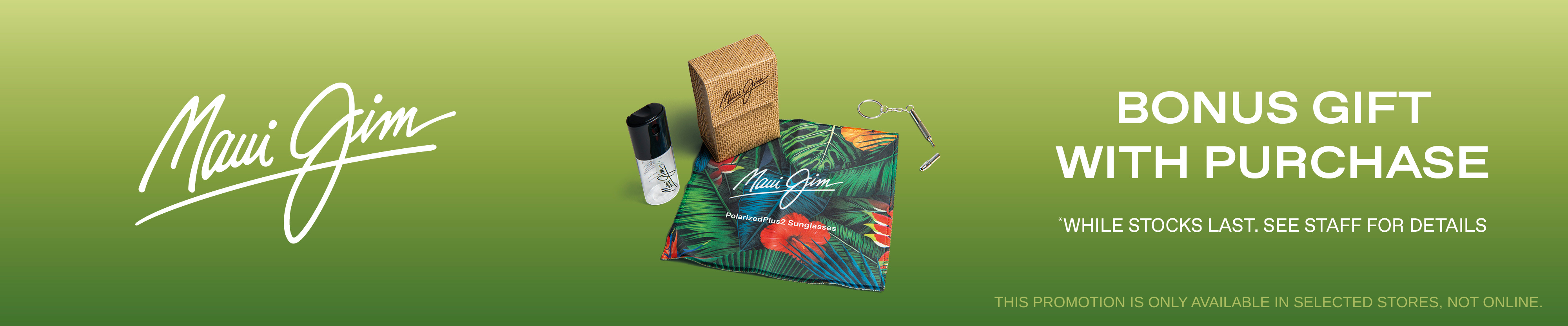 Maui Jim Cleaning Kit w Purchase 2026 (Desk)