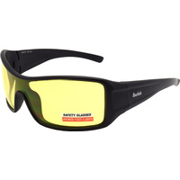 Rockos Safety Glasses 105 C12 Yellow / Yellow