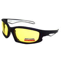 Rockos Safety Glasses 106 C12 Yellow / Yellow