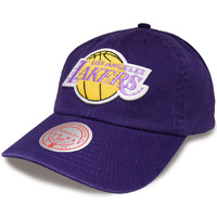 M&N MNLL20001 Los Angeles Lakers Vint Thread SW Dad Hat Purple OSFM