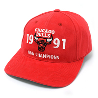 M&N MNCGTL929 Chicago Bulls Finals History DS Red OSFM
