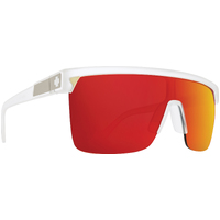 Spy Flynn 50/50 6700000000045 Matte Crystal / Happy Gray Green with Red Spectra Mirror Lenses
