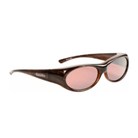 Fitovers Binya BN003A Brown Feather / Amber Polarised Lenses