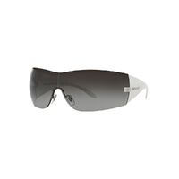 Versace VE2054 10008G-41 Silver w White Arms / Grey Gradient Lenses