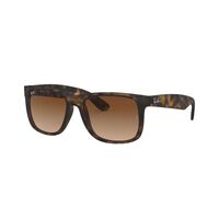 Ray Ban RB4165 865 T5 55 Justin Rubber Havana Brown Gradient