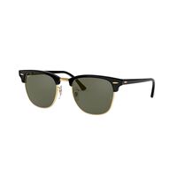Ray-Ban RB3016F 901/58-55 Clubmaster A Fit Polished Black / G-15 Green Classic Polarised Lenses