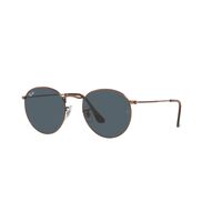 Ray-Ban RB3447 9230R5-50 Round Metal Antique Copper / Blue Lenses