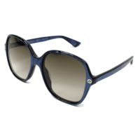 Gucci GG0092S 005-55 Blue / Brown Lenses