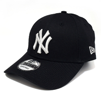 New Era 9Forty 11195914 CS Black Basic New York Yankees Black/white
