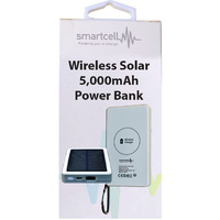 Smartcell Wireless Solar 5000 mAh Powerbank