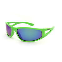 Mangrove Jacks Kids Gator C14 Shiny Neon Green / Green Revo Polarised Lenses