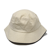Urban Zoo AH678 Microfibre Bucket Trim Hat Natural / Navy Size L/XL