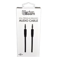 Urban Boom 2.0m Audio Prem. Braided Cable