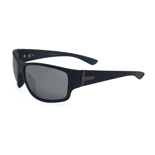 Urban Vendetta C15 Black / Silver Mirror Lenses