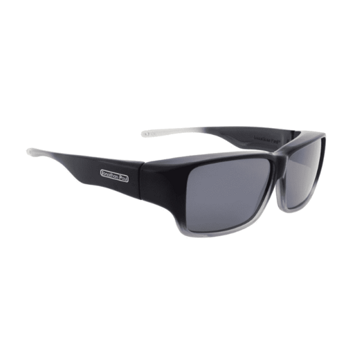 Fitovers Oogee OE001 Black Fade / Grey Silver Blue Mirror Polarised Lenses