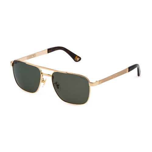 Police SPL890E 349P-58 Rose Gold w Sand / Grey Polarised Lenses