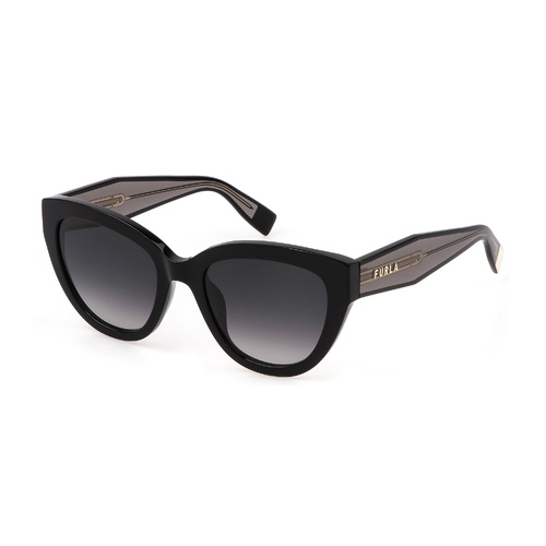 Furla SFU779 0700-53 Shiny Black / Smoke Gradient Lenses