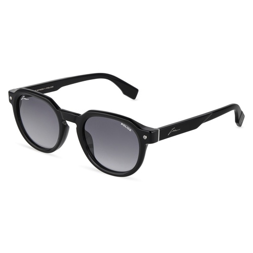 Police SPLU83 700F-51 Shiny Black / Smoke Gradient Lenses