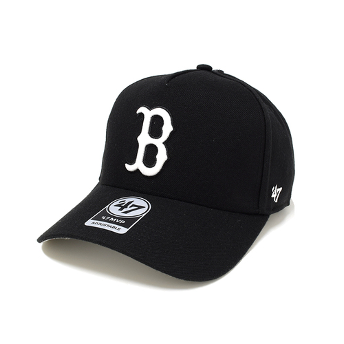 47 Brand Boston Red Sox MLB MVP DT Snapback Black/White OSFM B-MPDTP02WBP-BKA