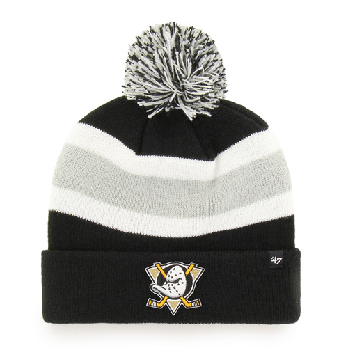 47 Brand Anaheim Ducks Black Breakaway Cuff Knit OSFM H-BRKAW25ACE-BKG