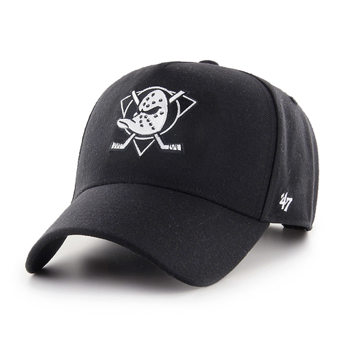 47 Brand Anaheim Ducks Black/White Replica '47 Mvp Dt Snapback
