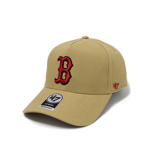 47 Brand Boston Red Sox MLB Replica 47 Mvp Dt Snapback Khaki/Team OSFM B-REPDT02WBP-KH