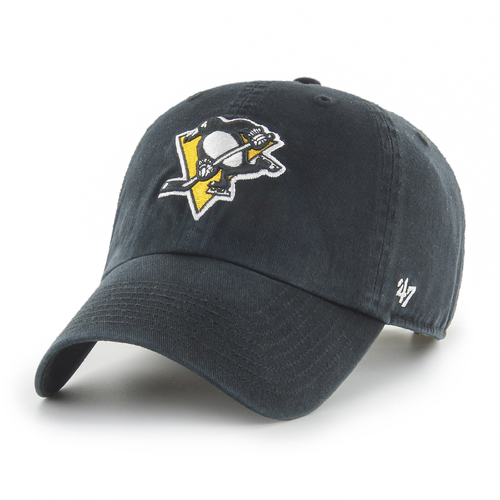 47 Brand Pittsburgh Penguins NHL Clean Up Black OSFM H-RGW15GWS-BKG