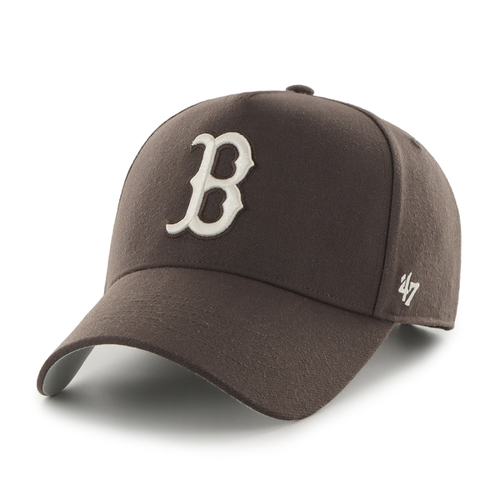 47 Brand Boston Red Sox MLB MVP DT Snapback Brown OSFM B-MPDTP02WBP-BW