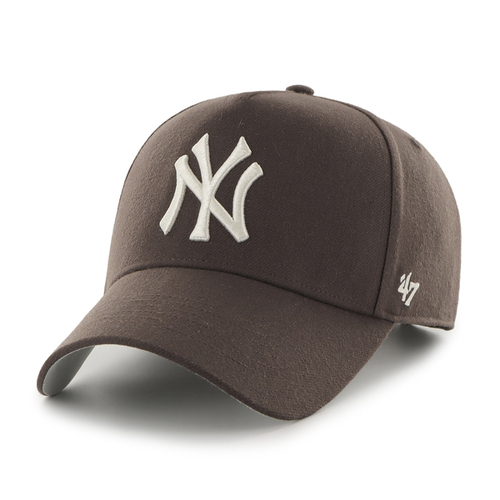 47 Brand New York Yankees Brown 47 MVP DT Snapback OSFM B-MPDTP17WBP-BW