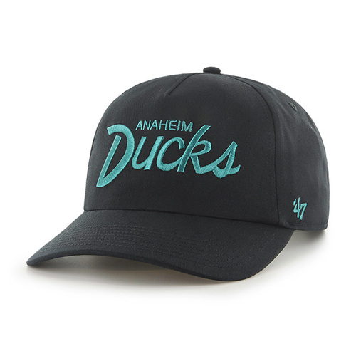 47 Brand Anaheim Ducks Black Nantasket Script 47 Captan DTR OSFM H-NTSKS25GWP-BK