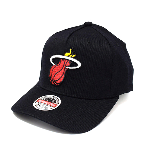 Mitchell & Ness Miami Heat NBA Blk+Tm Clr Logo Redline Black OSFM MNMH20104