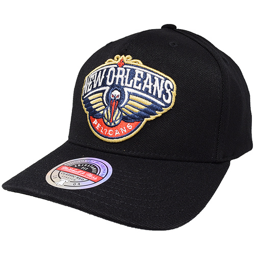 Mitchell & Ness New Orleans Pelicans NBA Blk+Tm Clr Logo Redline Black OSFM MNNP20104