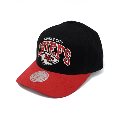Mitchell & Ness Kansas City Chiefs NFL Tm Arch Pro Crown Black OSFM MNKC20201