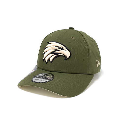 New Era 9Forty Snap AFL West Coast Eagles Olive Stone Black Green