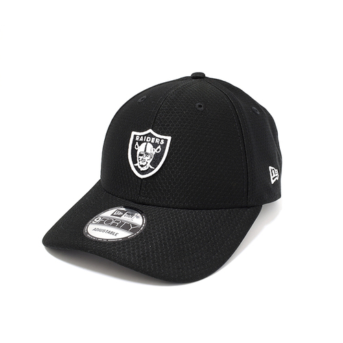 New Era 9FORTY NFL Las Vegas Raiders Midi Logo Hex Era Black/White OSFM