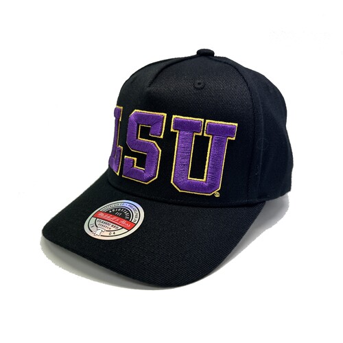 Mitchell & Ness LSU Tigers NCAA Initial Black OSFM MNLU21149