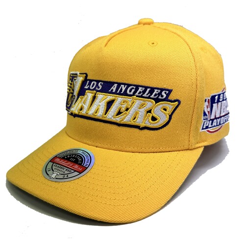 Mitchell & Ness Los Angeles Lakers NBA OH Word Yellow OSFM MNLL21105