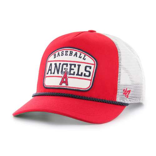 47 Brand Los Angeles Angels MLB Hitch Hone Patch White OSFM B-HONEH04GWP-RD