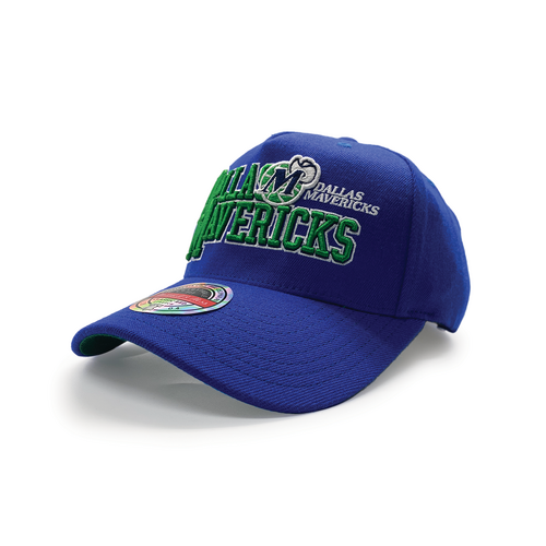 Mitchell & Ness Classic Red Dallas Mavericks NBA Interlocked Blue OSFM MNDM22018