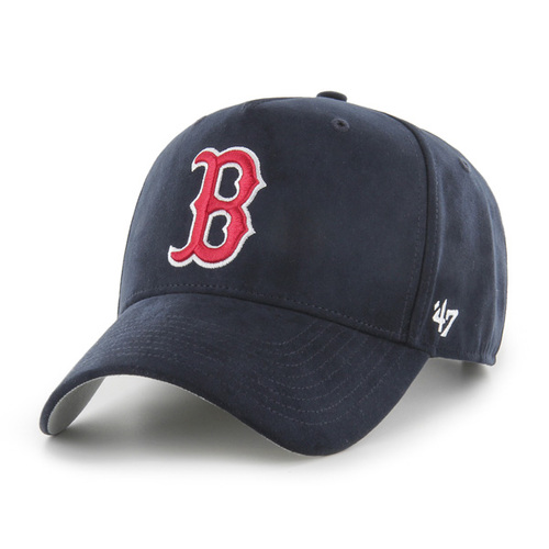 47 Brand Boston Red Sox MLB MVP DT Snapback Ultrasuede Navy OSFM B-USMDT02USS-NY